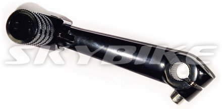 Лапка перемикання передач, КПП на мотоцикл KAYO T2, чорна, алюміній, Китай