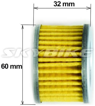 Фільтр масляний на мотоцикл WOLF-250, DRAGON-250, LIGER-250, skymoto MATADOR-250, для двигуна K172FMM, копія, TH-233 Фільтр масляний на мотоцикл WOLF-250, DRAGON-250, LIGER-250, skymoto MATADOR-250, для двигуна K172FMM, копія, TH-233