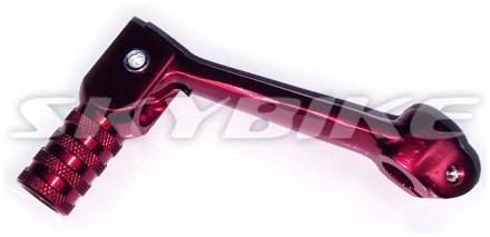 Лапка переключения передач, КПП на мотоцикл KAYO T2, красная, алюминий, Китай Лапка переключения передач, КПП на мотоцикл KAYO T2, красная, алюминий, Китай