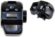 Кришка перемикачів лівих, пластик, нові оригінальні запчастини на мопед, скутер, моторолер 50 куб, 2т., skymoto Fortune 50, Китай Кришка перемикачів лівих, пластик, нові оригінальні запчастини на мопед, скутер, моторолер 50 куб, 2т., skymoto Fortune 50, Китай