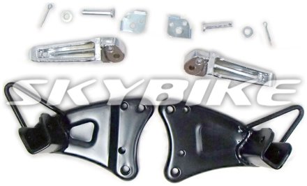 Підніжки на пітбайк KAYO TT140 (PIT), (к-т), оригінал, Китай