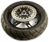 Колесо переднє, б/в. оригінальні запчастини на китайський мопед, скутер, моторолер, 4т, 50 кубів, skymoto BULLET -50