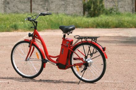 Електровелосипед SKYBIKE LIRA (350W-36V) червоний Електровелосипед SKYBIKE LIRA (350W-36V) червоний