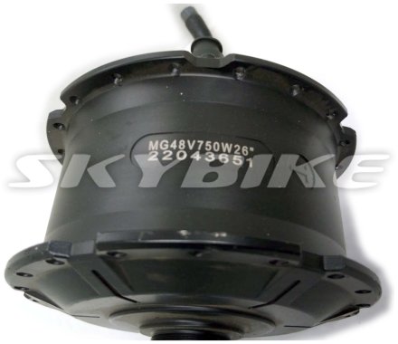 Мотор 48V 750W (задній), на електрофетбайк CALCUTTA, 26", Китай 