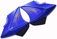 Кришка бокова комплект, синій пластик на мотоцикл skymoto BIRD-125, skybike BURN, Китай Кришка бокова комплект, синій пластик на мотоцикл skymoto BIRD-125, skybike BURN, Китай