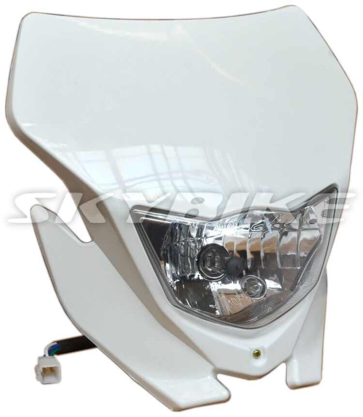 Фара с обтекателем на мотоцикл эндуро KAYO K2, T2, T4, в сборе, LED ...
