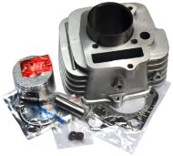 Поршневая 52 мм, 120 кубов, с цилиндром в сборе, запчасти для двигателя на питбайк, мопед, квадроцикл 110-125 кубов , TH-44