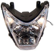 Фара передня на мотоцикл skymoto RANGER-II-150, skybike STRANGER-150, пластик, оригінал, нові запчастини QINGQI, китай Фара передня на мотоцикл skymoto RANGER-II-150, skybike STRANGER-150, пластик, оригінал, нові запчастини QINGQI, китай