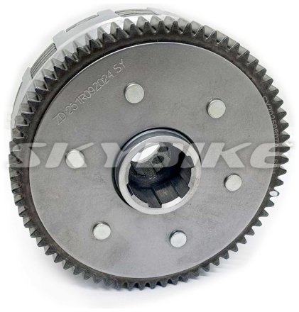 Сцепление на мотоцикл MZK 300, на двигатель 175FMN, Китай