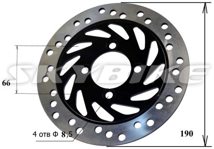 Гальмівний диск задній на мотоцикл ендуро skybike CRDX-200, Китай Гальмівний диск задній на мотоцикл ендуро skybike CRDX-200, Китай