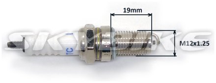 Свеча зажигания LG D8TC на мотоцикл 125 - 200 куб, Китай