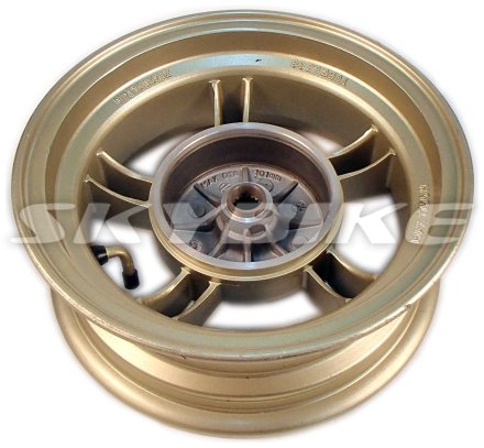 Диск колеса задній 10 дюйм на скутер, моторолер skymoto LYNX-50, Китай Диск колеса задній 10 дюйм на скутер, моторолер skymoto LYNX-50, Китай