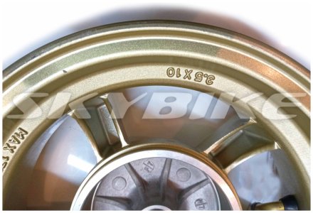 Диск колеса задній 10 дюйм на скутер, моторолер skymoto LYNX-50, Китай Диск колеса задній 10 дюйм на скутер, моторолер skymoto LYNX-50, Китай