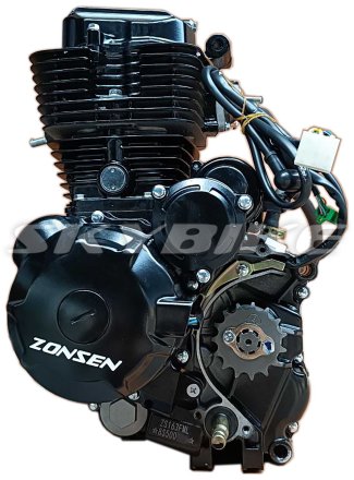Двигатель мотоцикла, ZONGSHEN ZS163FML (CG-200, 196,4 cc), CRDX 200, Китай Двигатель мотоцикла, ZONGSHEN ZS163FML (CG-200, 196,4 cc), CRDX 200, Китай