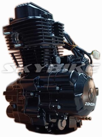 Двигатель мотоцикла, ZONGSHEN ZS163FML (CG-200, 196,4 cc), CRDX 200, Китай Двигатель мотоцикла, ZONGSHEN ZS163FML (CG-200, 196,4 cc), CRDX 200, Китай