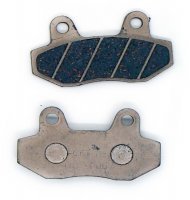 Колодки гальмівні передні (2 поршня) KAYO K2, к-т, перед-зад, Китай