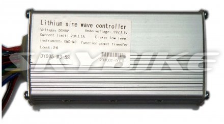 Контроллер 48V DY005-M3-5S на электровелосипед 