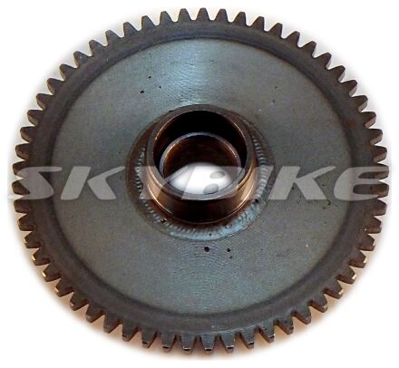 Шестерня велика для двигуна 157FMI, 162FMJ (CG125/150), на мотоцикл skymoto BIRD-125, skybike BURN-125, Китай Шестерня велика для двигуна 157FMI, 162FMJ (CG125/150), на мотоцикл skymoto BIRD-125, skybike BURN-125, Китай