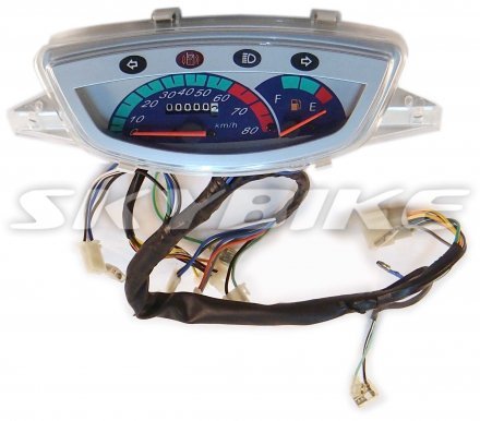 Спидометр, приборы для скутера, мопеда, пластик, новые оригинальные запчасти QINGQI на мопед, скутер, мотороллер skymoto HAPPY 50, китайский, 50 куб