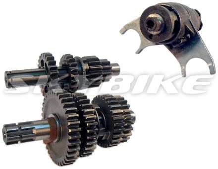 Трансмісія з вилками, нові оригінальні запчастини на мототрицикл skymoto HERCULES 110, ТРИЦИКЛ 110, ZH110, китайський вантажний