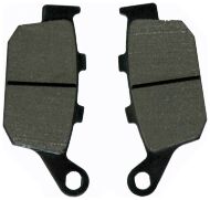 Колодки гальмівні, диск, к-т, оригінал, задні, нові запчастини QINGQI на мотоцикл skymoto WOLF-200, WOLF-250, Китай