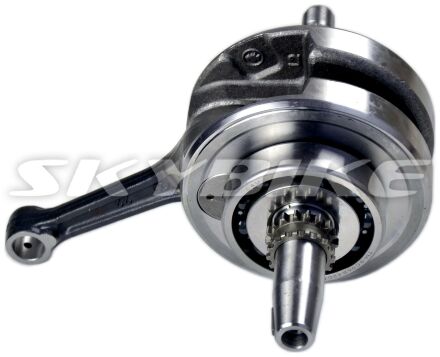 Коленвал на мотоцикл KAYO T2,  T4, к двигателю 169FMM, CB250, ZONGSHEN, (БЕЗ ПРАВОГО ПОДШИПНИКА), оригинал