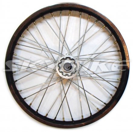 Диск колеса переднего 21" в сборе на мотоцикл MZK 250, оригинал, Китай Диск колеса переднего 21" в сборе на мотоцикл MZK 250, оригинал, Китай