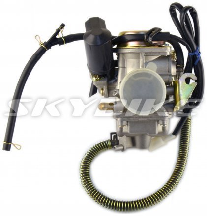 Карбюратор на скутер 150 кубів, 4 такти, skymoto Asia 150 (XY150T-6), PD24J, DSHUN, оригінал, китай