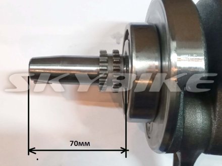 Коленвал на мотоцикл KAYO K2, к двигателю 166FMM, CB250, YX,  оригинал