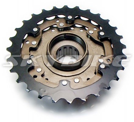 Зірочка задня (6 передач) на електрофетбайк Skybike Calcutta