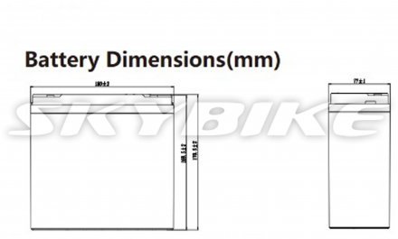 Аккумулятор 12V 25Ah, тяговый, TIANNENG, новые оригинальные запчасти на электровелосипеды, велосипеды с электромотором