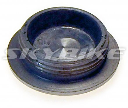 Пробка лівої кришки (центральна) сіра на мотоцикл, двигун CB/CBB250, Китай