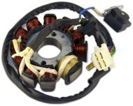 Магнетто, генератор, 3 фази. запчастини на скутер, максискутер, моторолер skymoto BRAVO-150.
