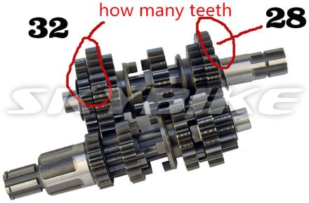 Трансмиссия, оригинал, новые запчасти для двигателя CB250/CBB250, на мотоцикл, Китай