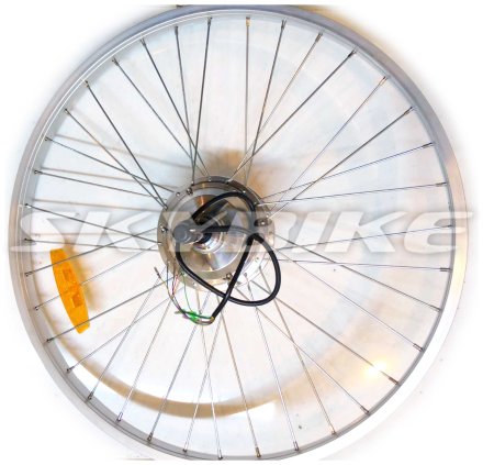 Мотор-колесо 26 дюймів 36V 350W 120 (під дискове гальмо, 3+5 проводів), на електровелосипед LIRA, оригінал, Китай