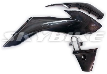 Накладка бака права, комплект, пластик на мотоцикл KAYO K2 PRO, оригінал, Китай