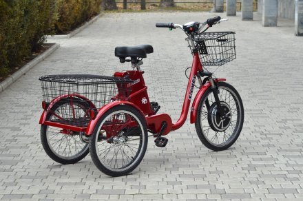 Электровелосипед SKYBIKE 3-CYCL (350W-36V) красный
