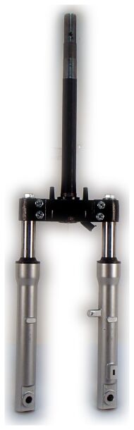 Вилка передня, нові запчастини QINGQI на мопед, скутер, моторолер, 50 куб, 4 такт, skymoto SOLO 50, Китай