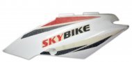 Крышка рамы левая на мотоцикл skybike CRDX-200 (21-18/17-17), пластик, оригинал, Китай Крышка рамы левая на мотоцикл skybike CRDX-200 (21-18/17-17), пластик, оригинал, Китай