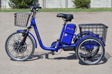 Электровелосипед SKYBIKE 3-CYCL (350W-36V) синий Электровелосипед SKYBIKE 3-CYCL (350W-36V) синий