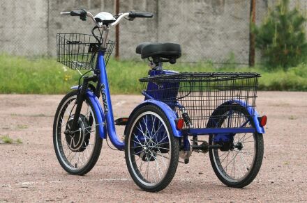 Электровелосипед SKYBIKE 3-CYCL (350W-36V) синий Электровелосипед SKYBIKE 3-CYCL (350W-36V) синий