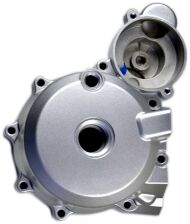 Кришка картера ліва CB250, YX 166FMM на мотоцикл KAYO K2 (сер), оригінал, Китай Кришка картера ліва CB250, YX 166FMM на мотоцикл KAYO K2 (сер), оригінал, Китай