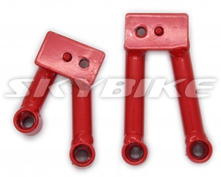 Кронштейн підніжок пасажира на мотоцикл CRDX 200 (к-т), оригінал, Китай