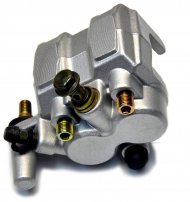 Супорт (гальмівний циліндр) на мотоцикл KAYO K2, двопоршневий, Китай. Супорт (гальмівний циліндр) на мотоцикл KAYO K2, двопоршневий, Китай.