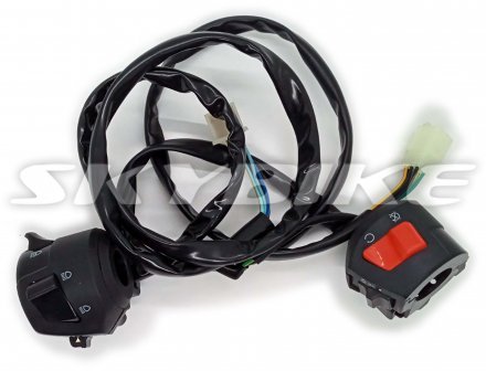 Вимикачі на мотоцикл DRAGON, BLADE-200, рульові, комплект, Китай Вимикачі на мотоцикл DRAGON, BLADE-200, рульові, комплект, Китай