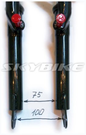 Вилка передня на електровелосипед, на велосипед з електромотором 3-CYCL, skymoto HAPPY