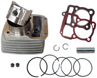 Поршнева 62 мм, 150 кубів, з циліндром у зборі, CG-150, копія, запчастини для двигуна на мотоцикл 150 кубів, IS-46