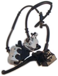 Гальмо переднє, нові оригінальні запчастини QINGQI на мотоцикл skymoto WOLF-200, WOLF-250, Китай