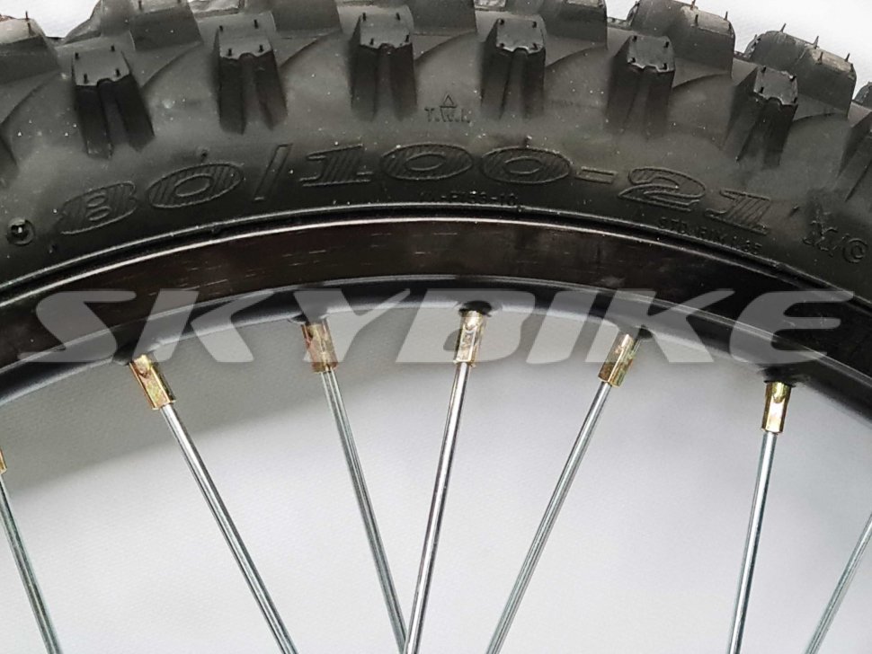 Колесо переднее 21" в сборе на мотоцикл MZK 250