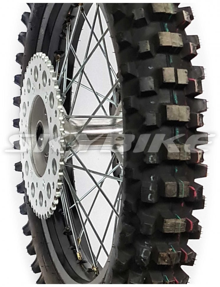 Колесо заднее 18" в сборе на мотоцикл MZK 250